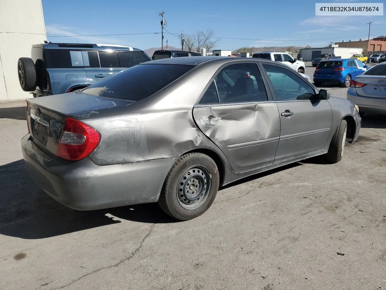 2004 Toyota Camry Le VIN: 4T1BE32K34U875674 Lot: 80363724