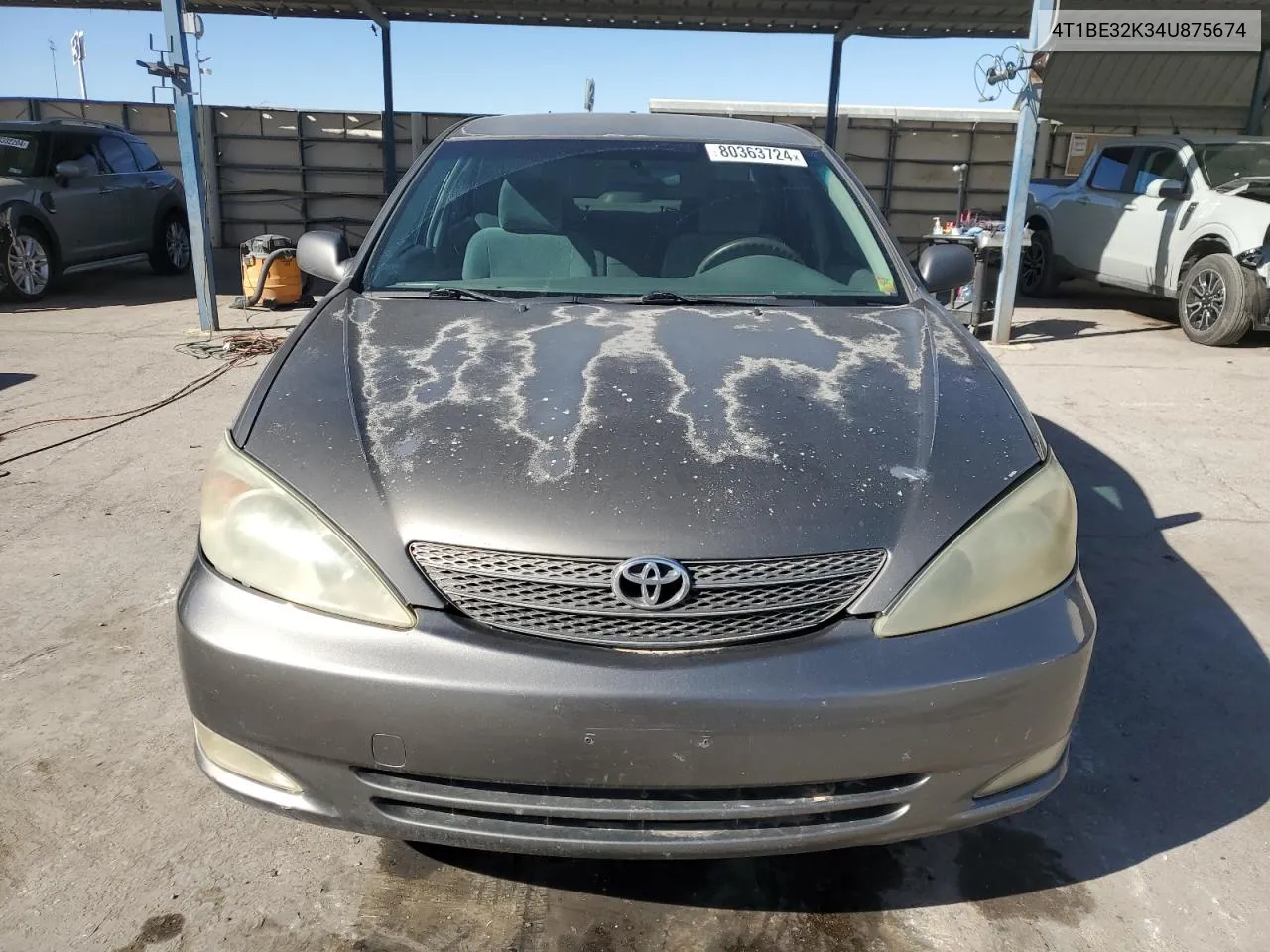 2004 Toyota Camry Le VIN: 4T1BE32K34U875674 Lot: 80363724