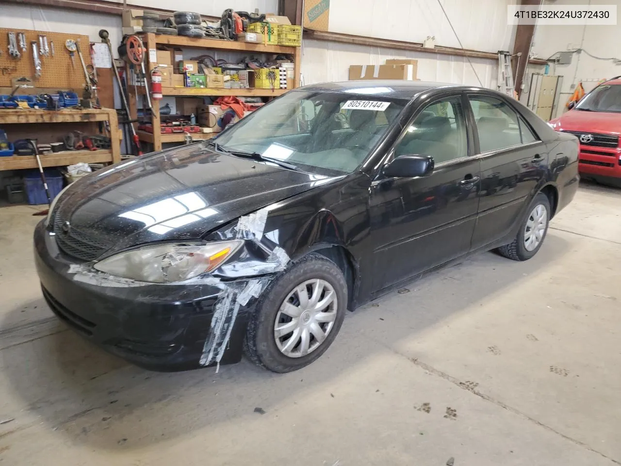 2004 Toyota Camry Le VIN: 4T1BE32K24U372430 Lot: 80510144