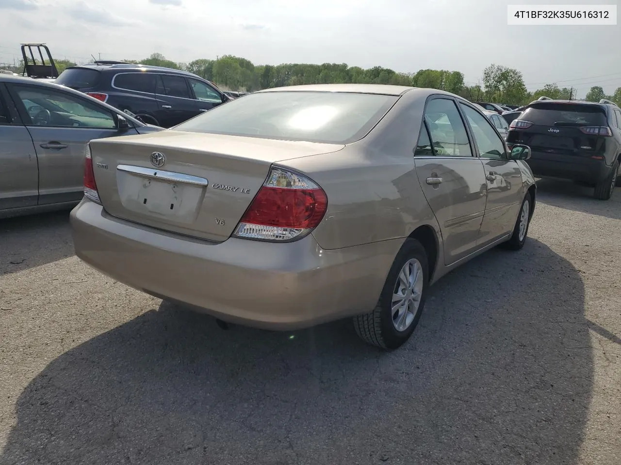 2005 Toyota Camry Le VIN: 4T1BF32K35U616312 Lot: 50755484