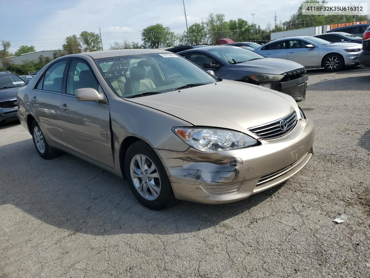 2005 Toyota Camry Le VIN: 4T1BF32K35U616312 Lot: 50755484