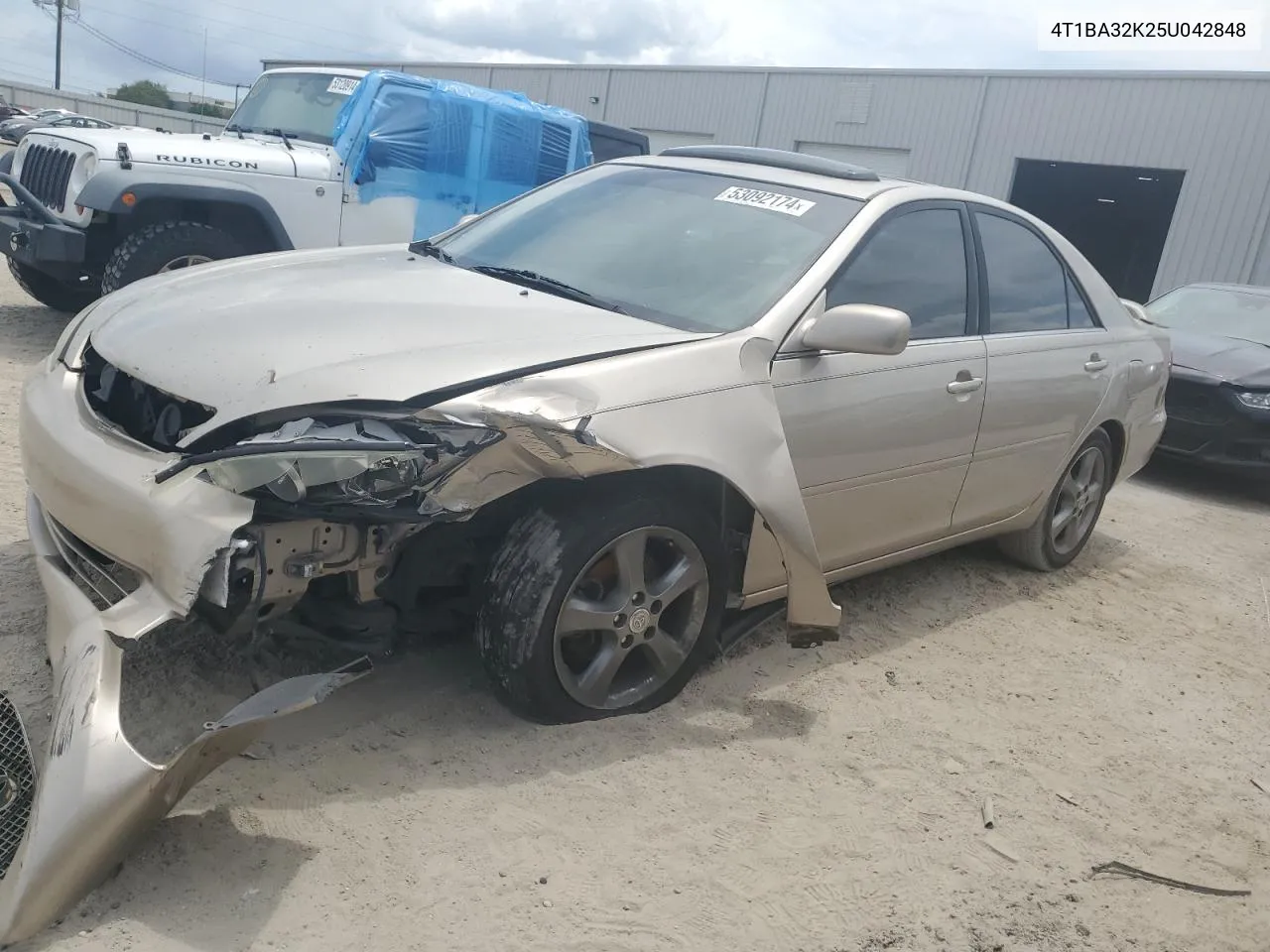 2005 Toyota Camry Se VIN: 4T1BA32K25U042848 Lot: 53092174