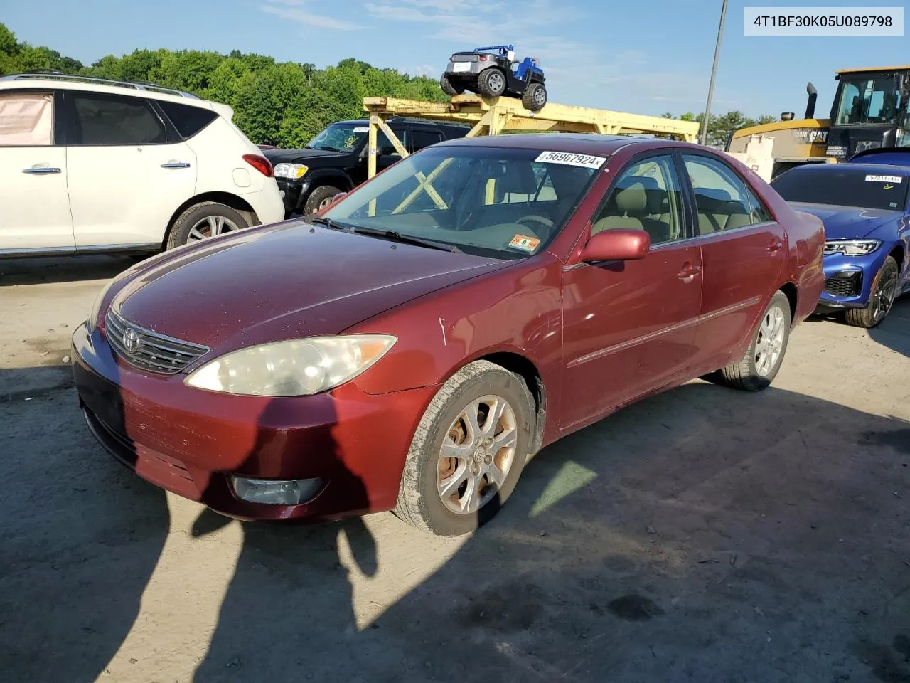 2005 Toyota Camry Le VIN: 4T1BF30K05U089798 Lot: 56967924