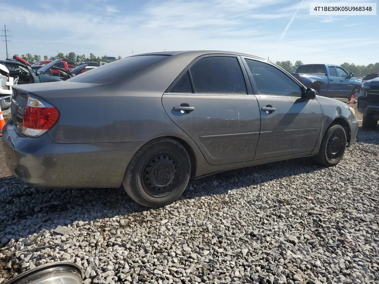 2005 Toyota Camry Le VIN: 4T1BE30K05U968348 Lot: 60138874