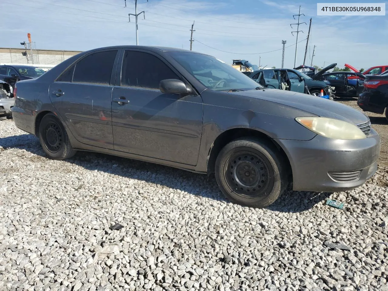 2005 Toyota Camry Le VIN: 4T1BE30K05U968348 Lot: 60138874