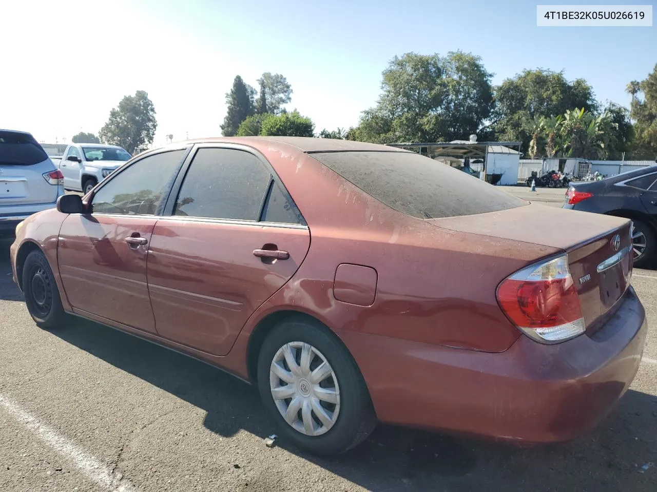 4T1BE32K05U026619 2005 Toyota Camry Le