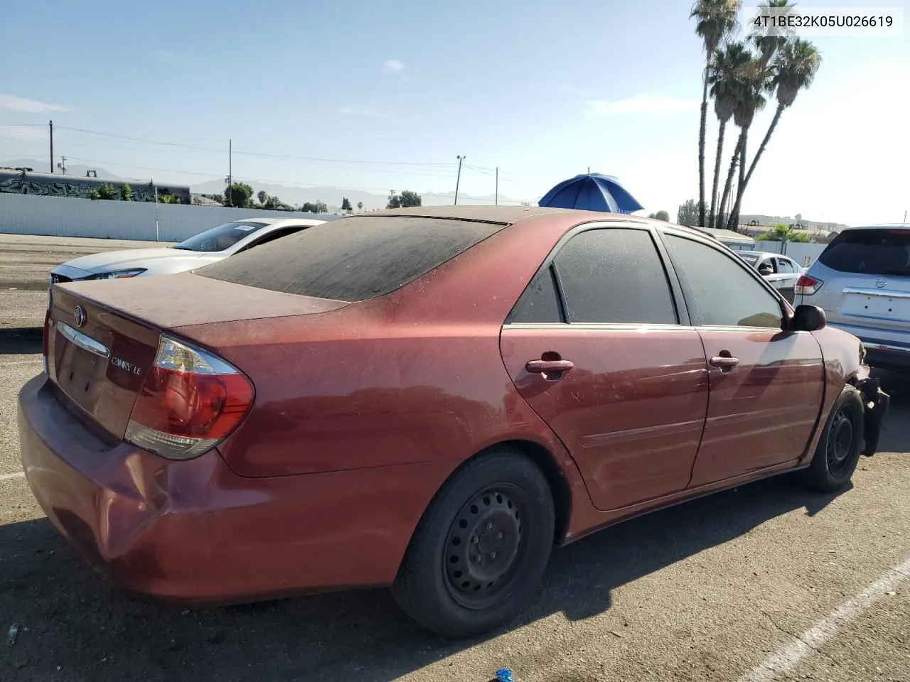 2005 Toyota Camry Le VIN: 4T1BE32K05U026619 Lot: 62496564