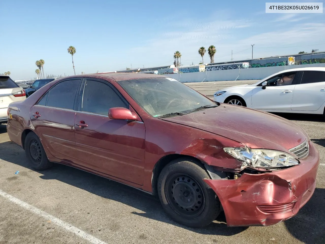 2005 Toyota Camry Le VIN: 4T1BE32K05U026619 Lot: 62496564