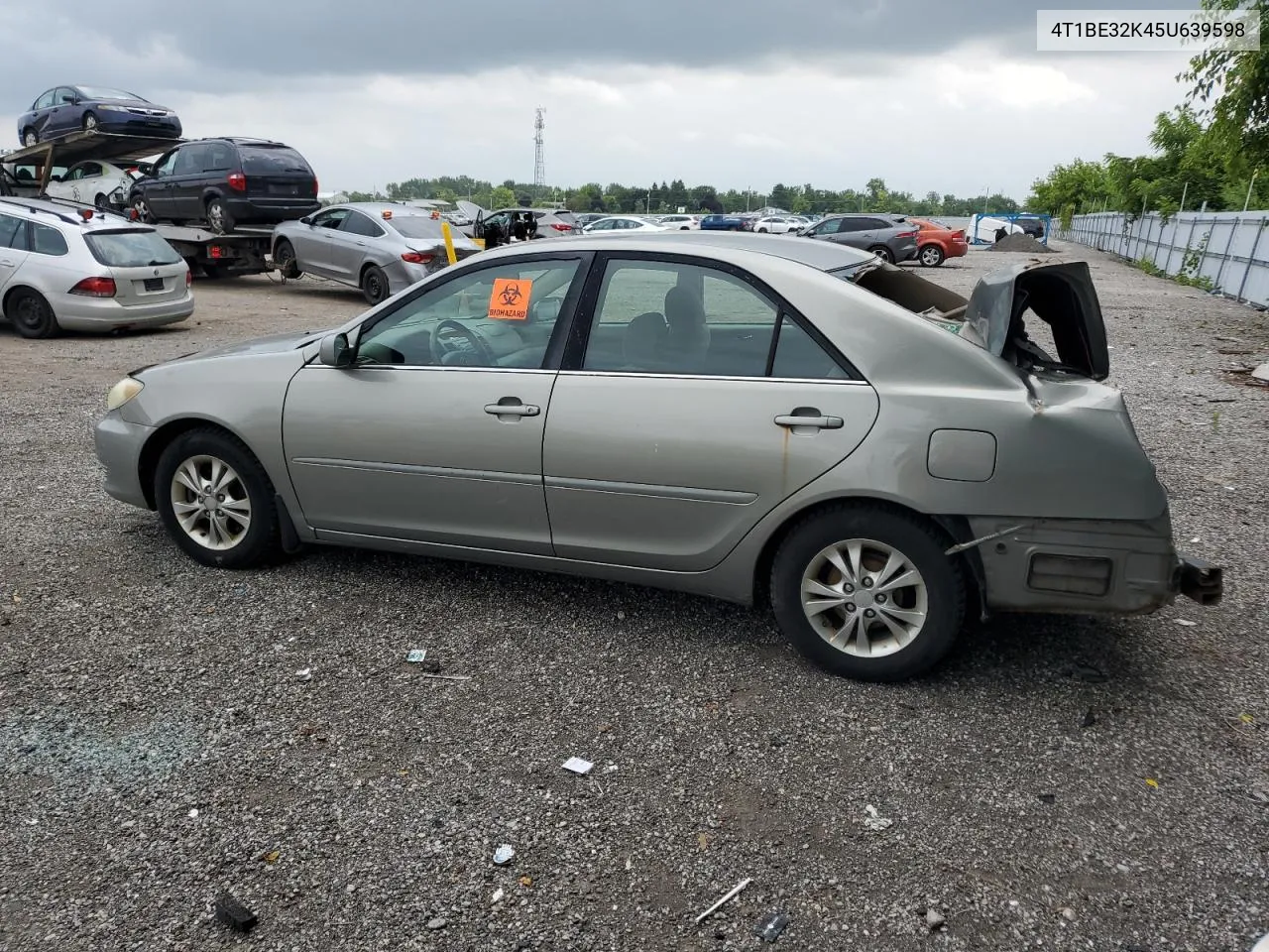 2005 Toyota Camry Le VIN: 4T1BE32K45U639598 Lot: 64750634