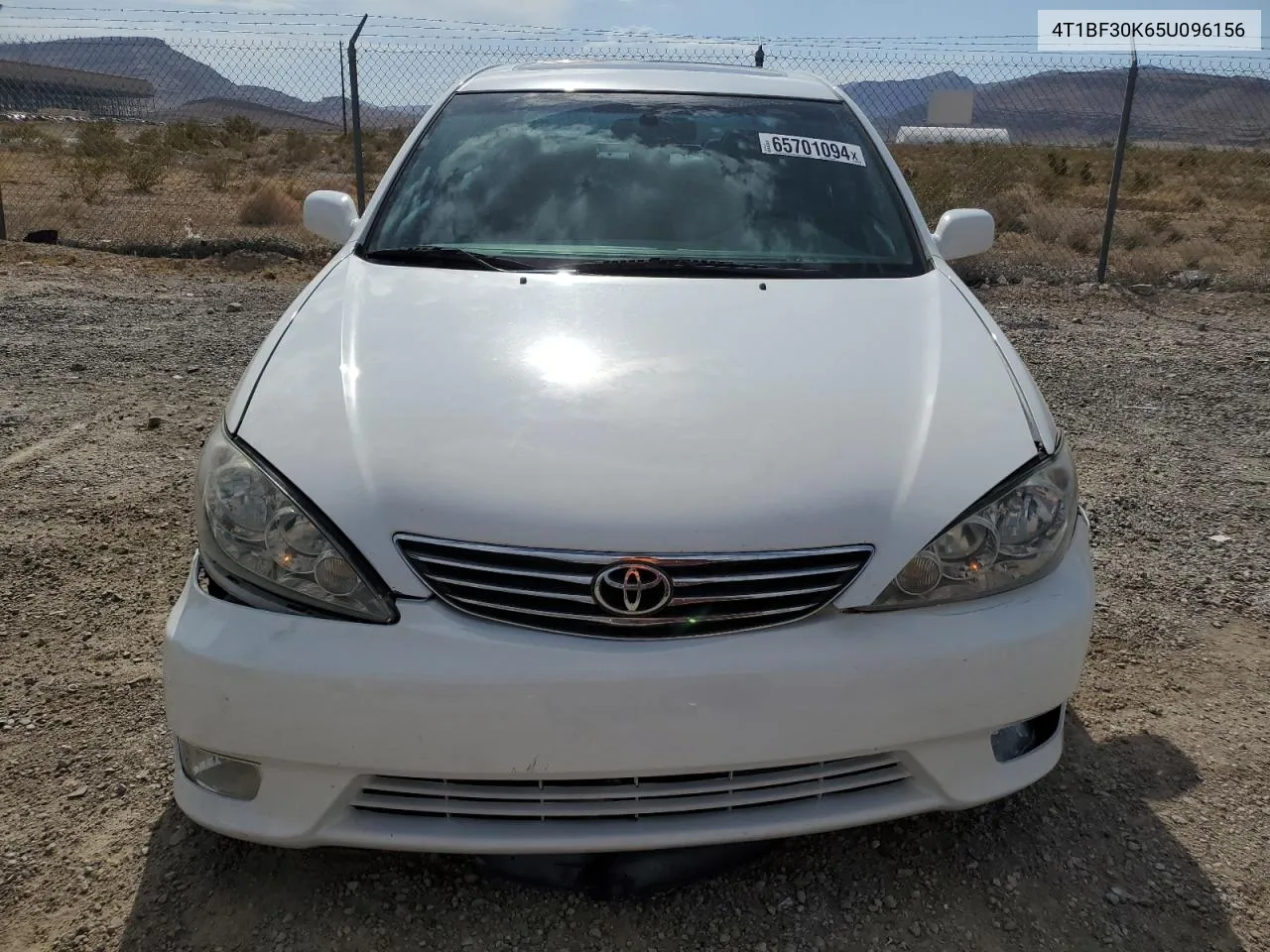 2005 Toyota Camry Le VIN: 4T1BF30K65U096156 Lot: 65701094