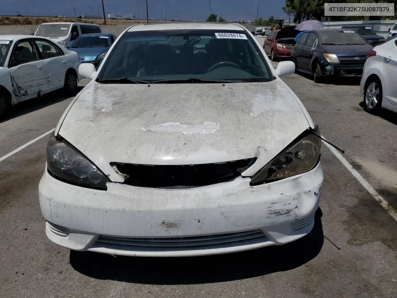 2005 Toyota Camry Le VIN: 4T1BF32K75U087379 Lot: 66028674