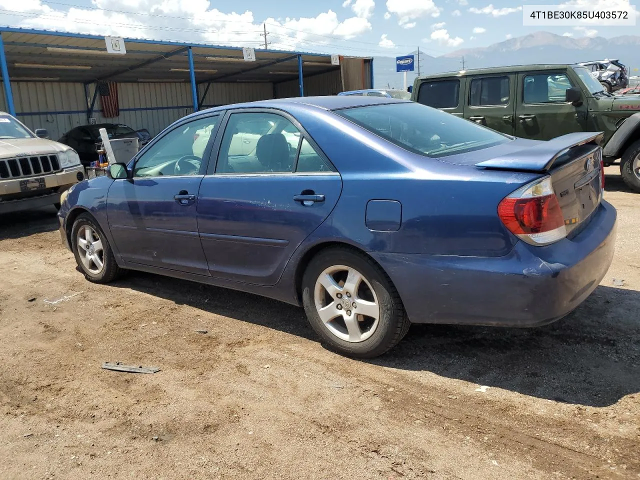 2005 Toyota Camry Le VIN: 4T1BE30K85U403572 Lot: 66039004