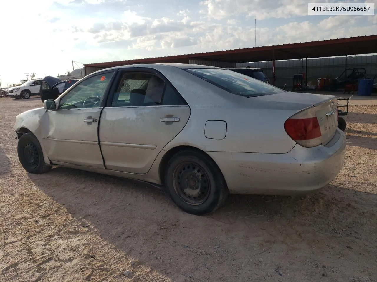 2005 Toyota Camry Le VIN: 4T1BE32K75U966657 Lot: 66562204