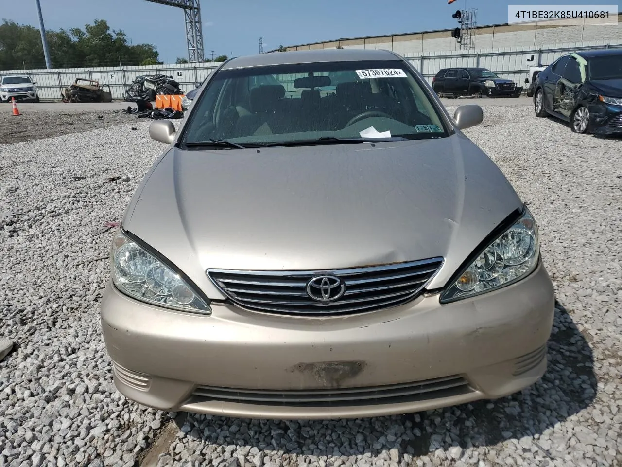 2005 Toyota Camry Le VIN: 4T1BE32K85U410681 Lot: 67387824