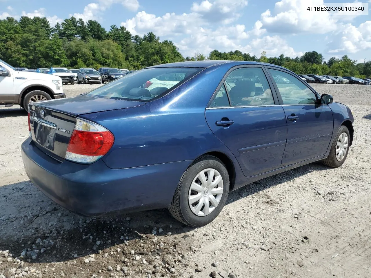 2005 Toyota Camry Le VIN: 4T1BE32KX5U100340 Lot: 68686944