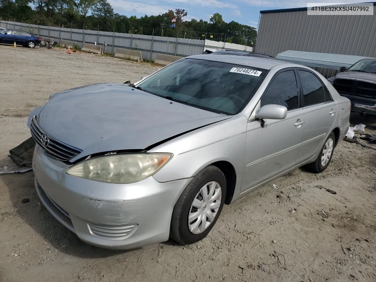 2005 Toyota Camry Le VIN: 4T1BE32KX5U407992 Lot: 70248274