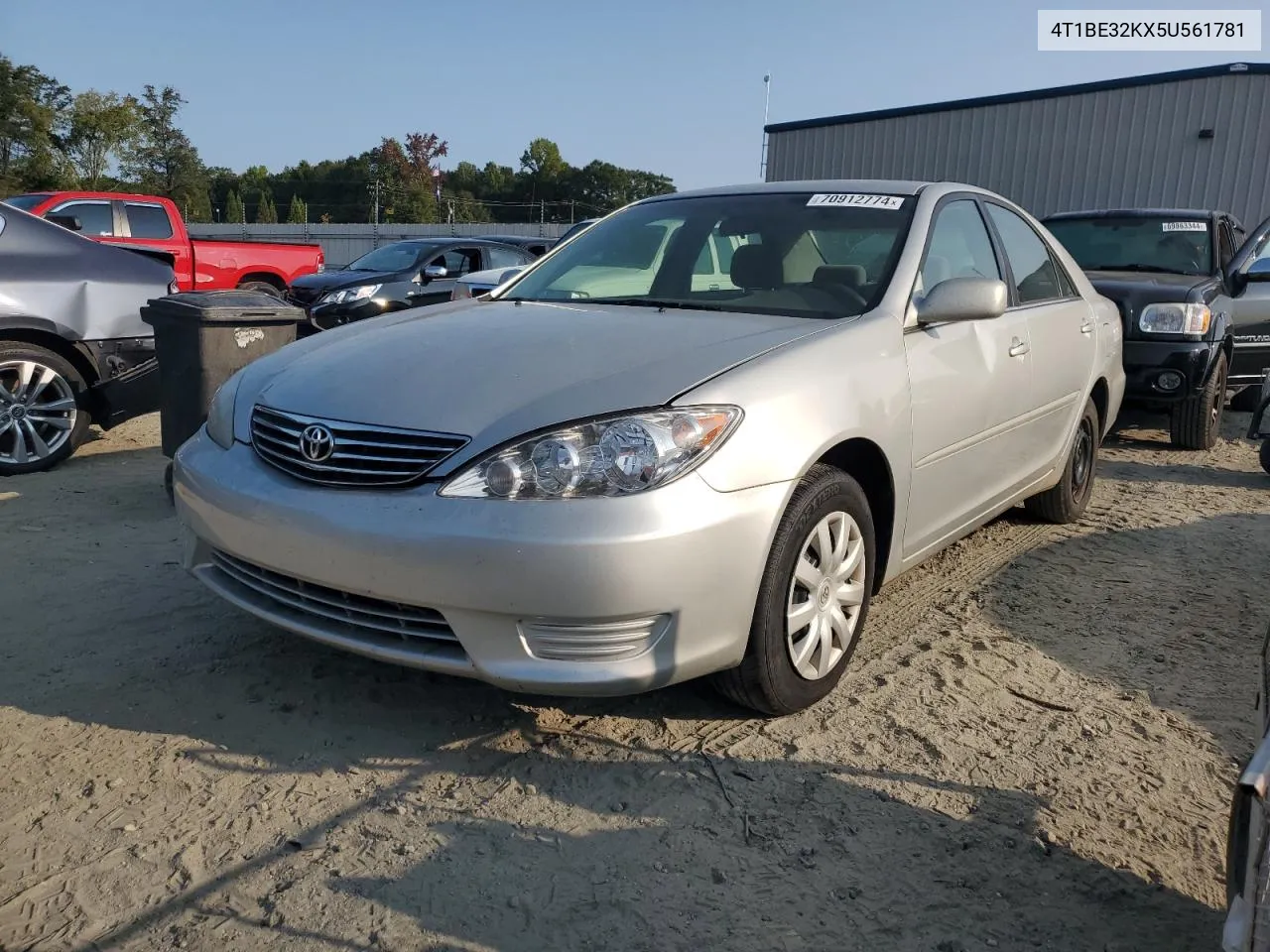 2005 Toyota Camry Le VIN: 4T1BE32KX5U561781 Lot: 70912774