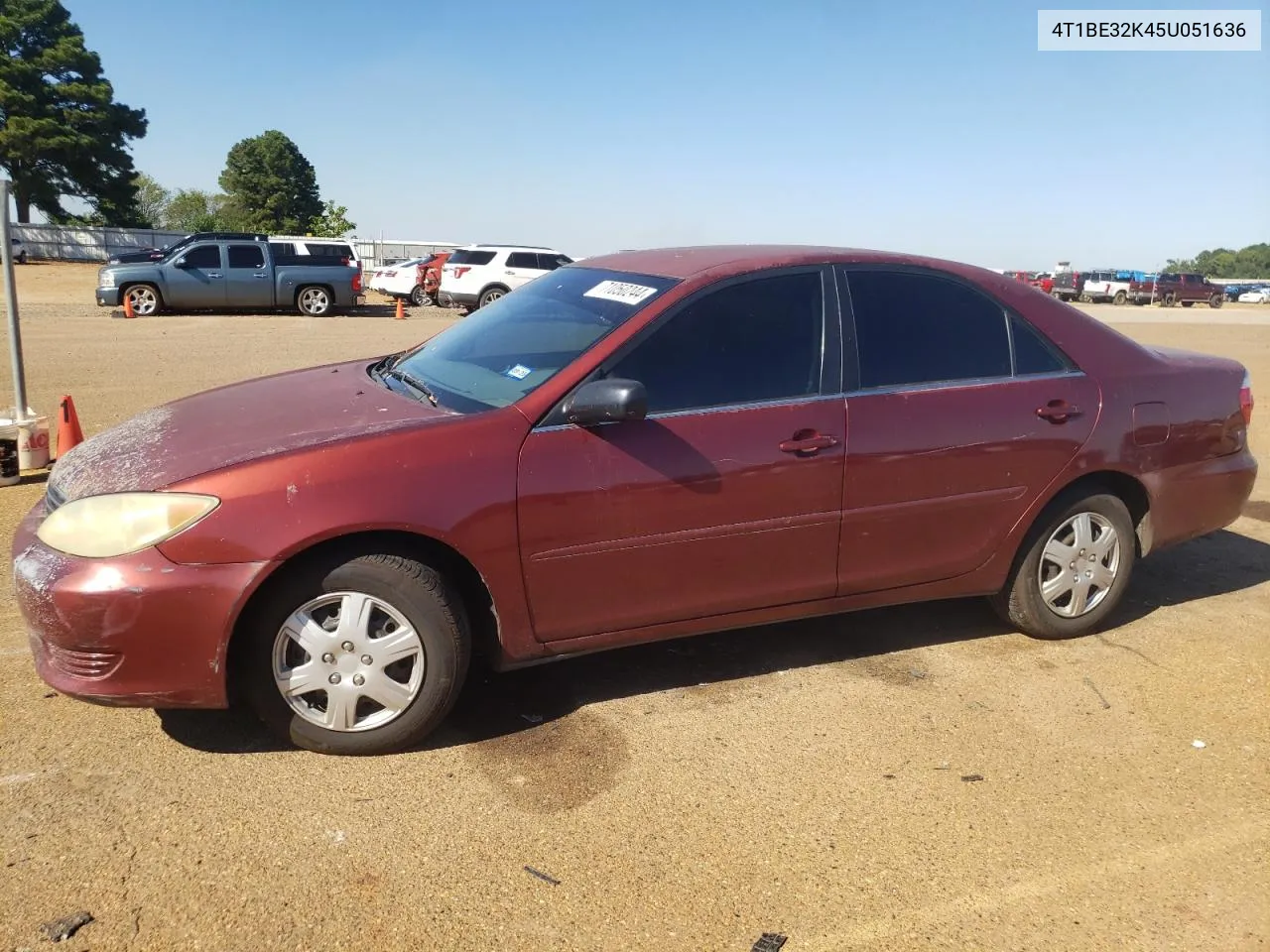 4T1BE32K45U051636 2005 Toyota Camry Le