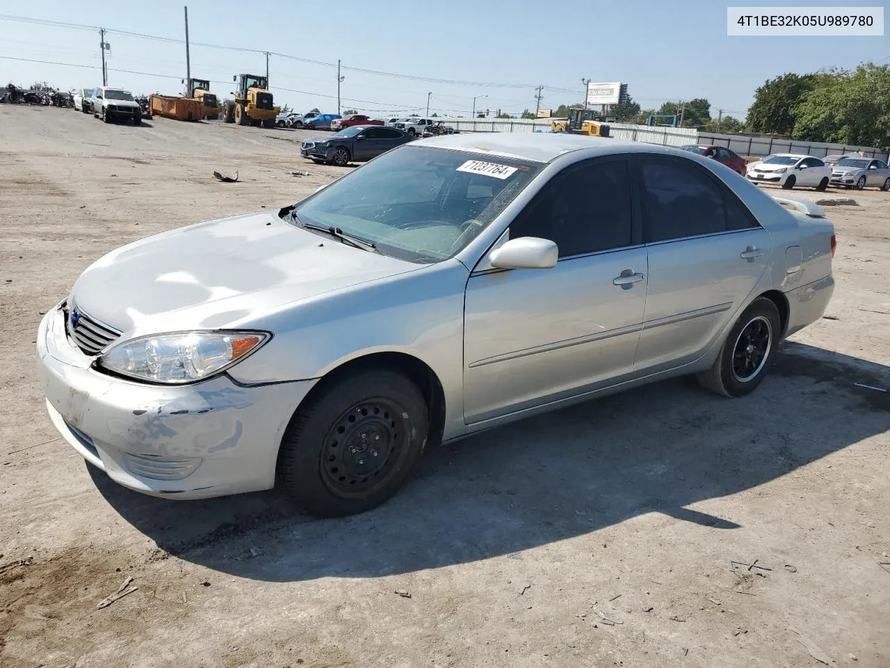 2005 Toyota Camry Le VIN: 4T1BE32K05U989780 Lot: 71237764