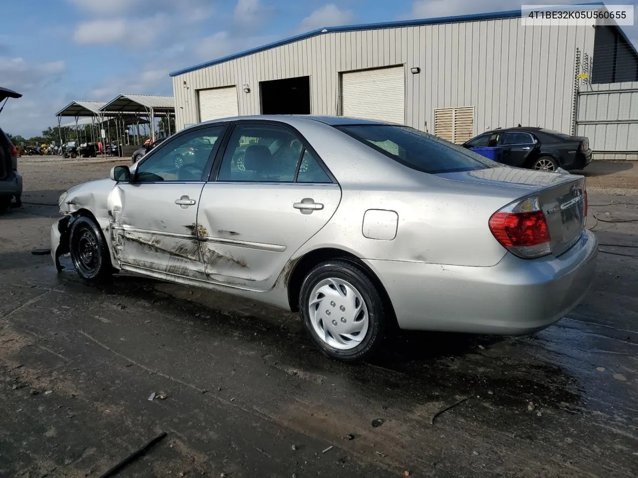 2005 Toyota Camry Le VIN: 4T1BE32K05U560655 Lot: 71536894