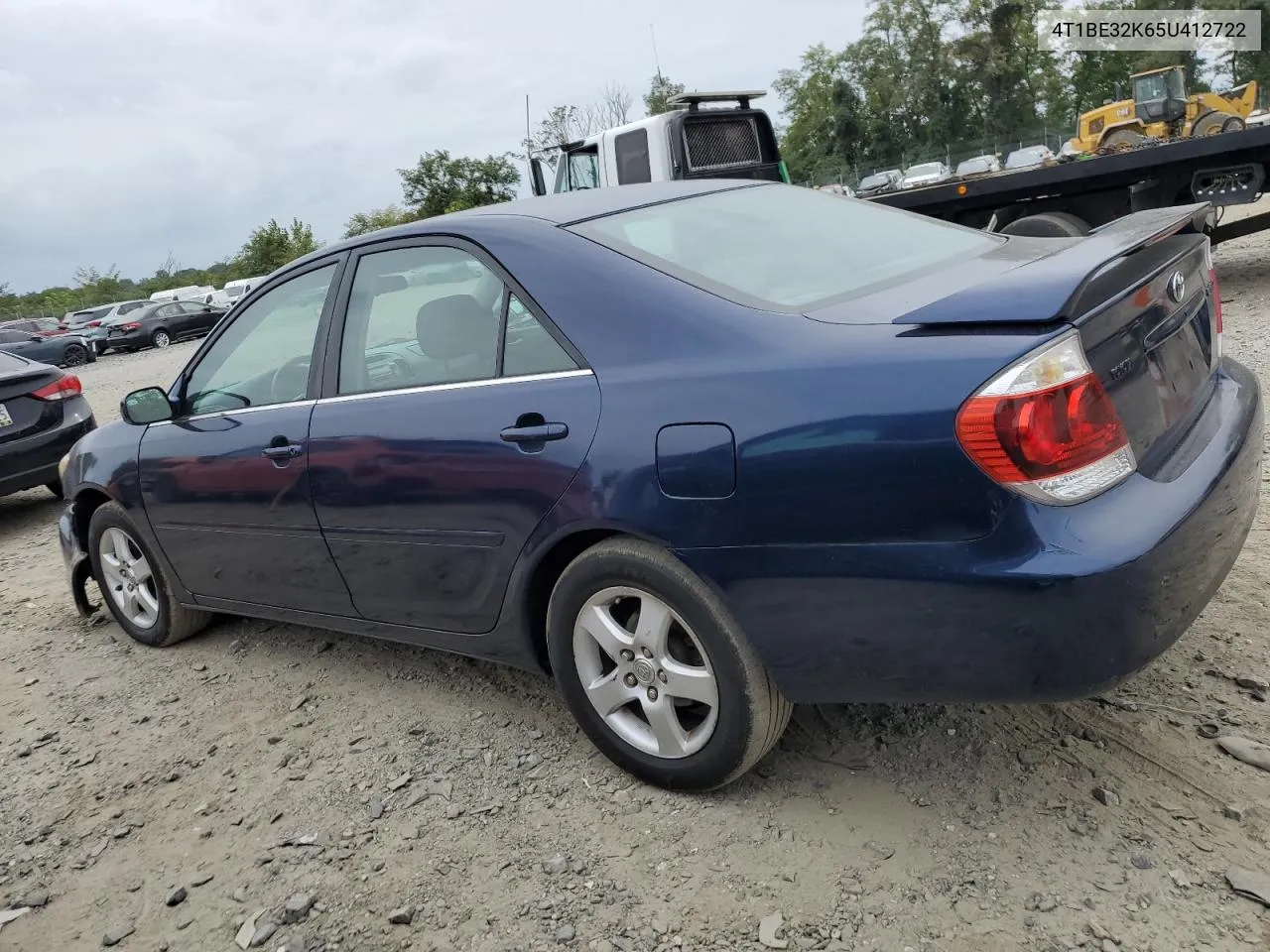 2005 Toyota Camry Le VIN: 4T1BE32K65U412722 Lot: 71614094