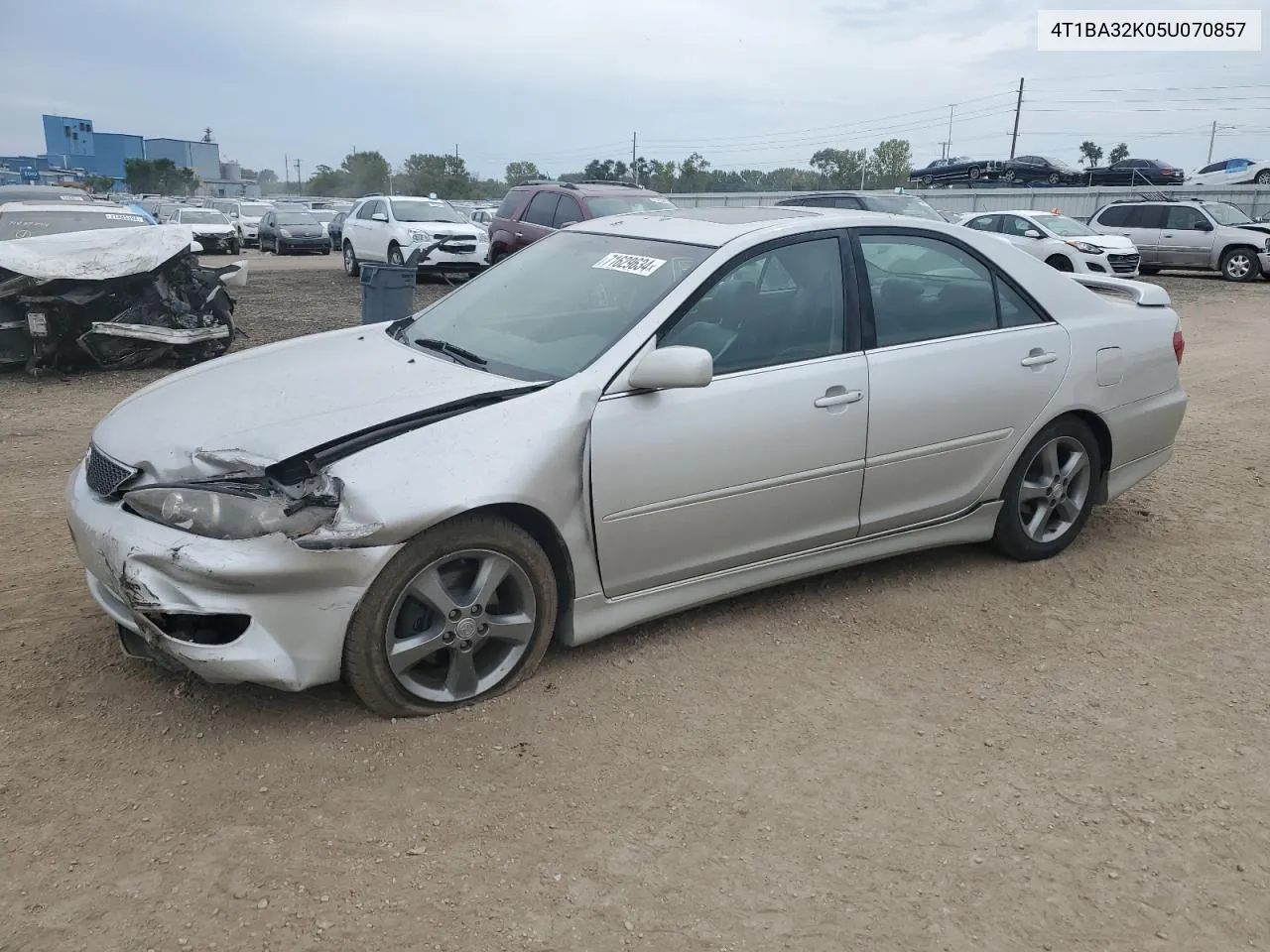 2005 Toyota Camry Se VIN: 4T1BA32K05U070857 Lot: 71629634