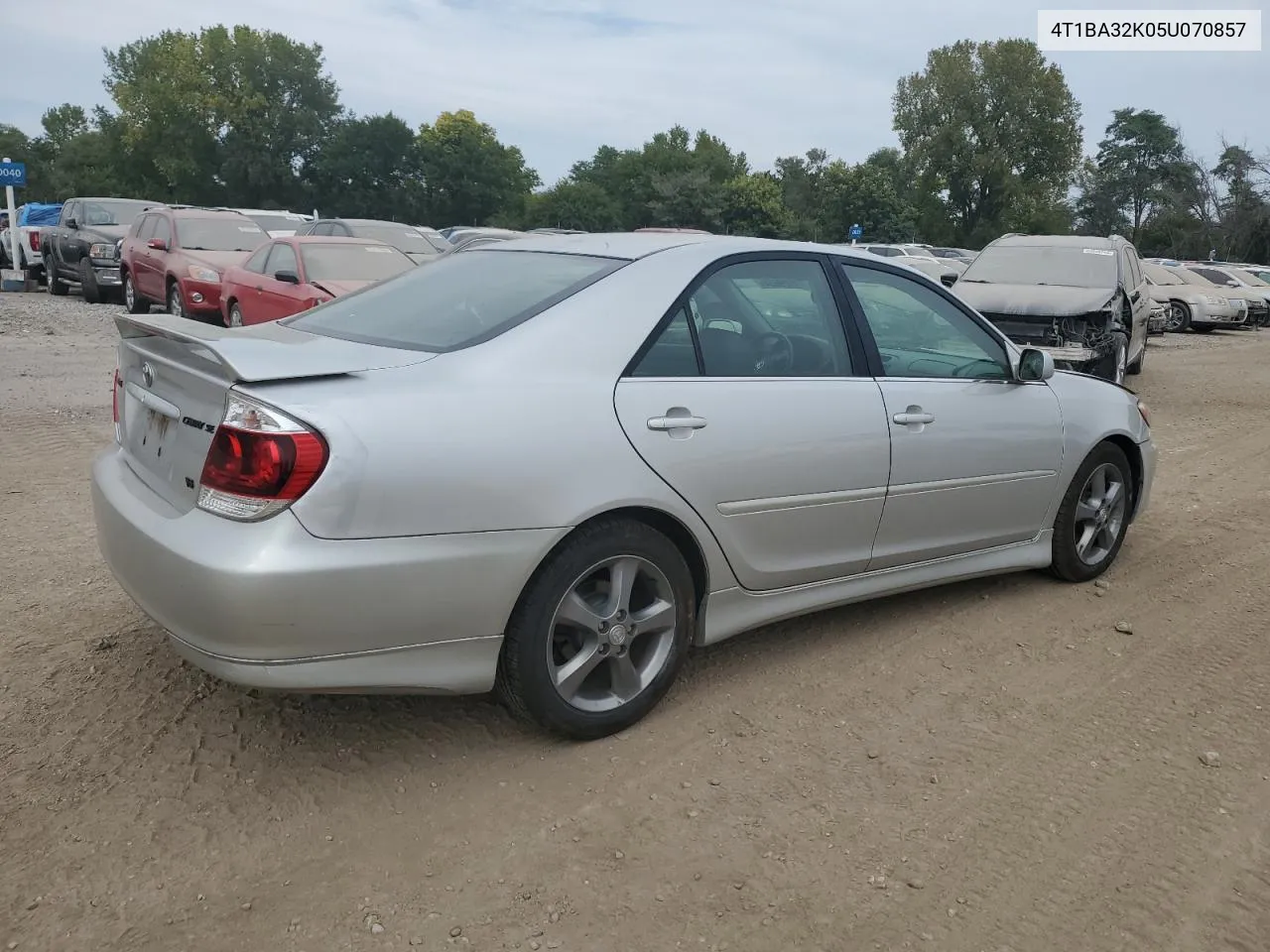 2005 Toyota Camry Se VIN: 4T1BA32K05U070857 Lot: 71629634