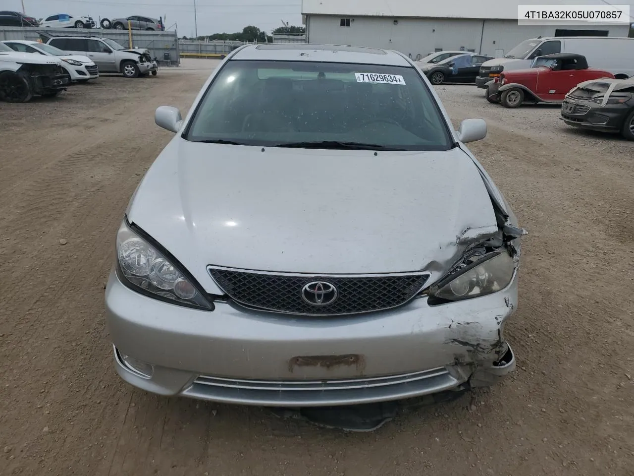 2005 Toyota Camry Se VIN: 4T1BA32K05U070857 Lot: 71629634