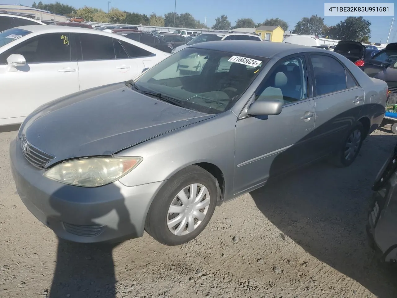 2005 Toyota Camry Le VIN: 4T1BE32K85U991681 Lot: 71663624