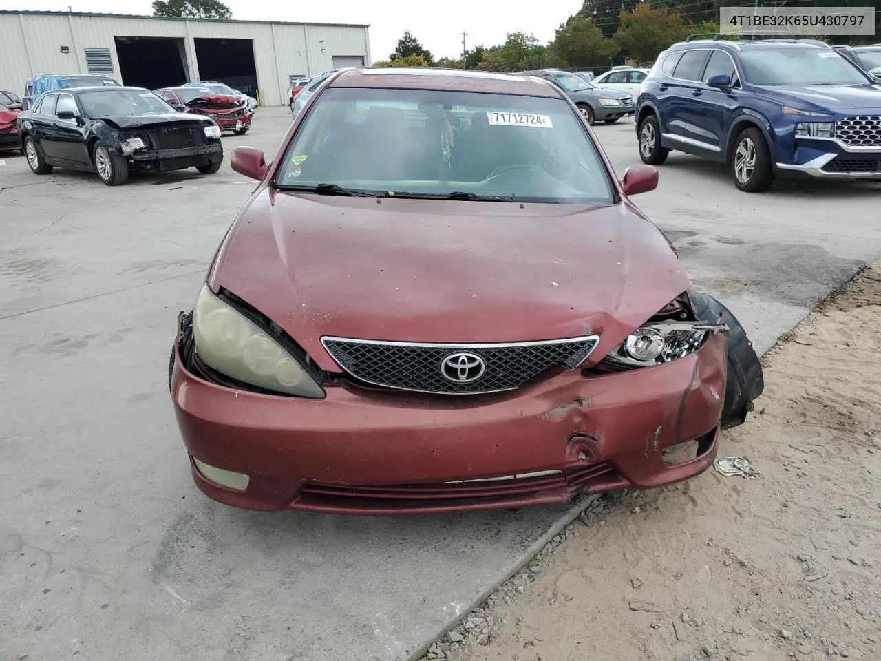 2005 Toyota Camry Le VIN: 4T1BE32K65U430797 Lot: 71712724