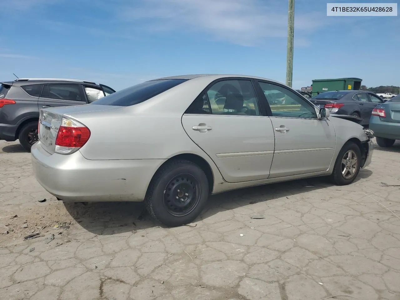 2005 Toyota Camry Le VIN: 4T1BE32K65U428628 Lot: 72074264