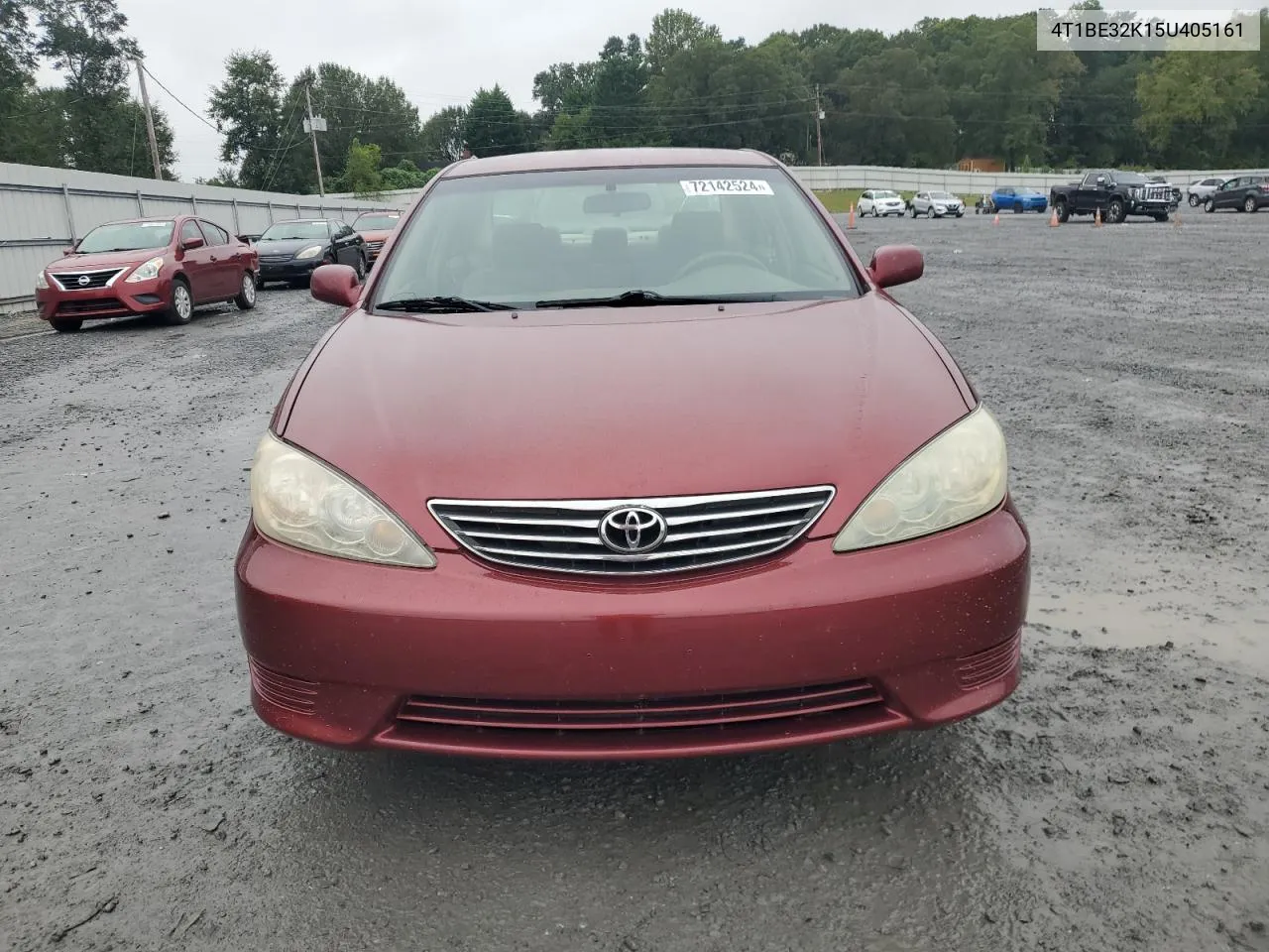 2005 Toyota Camry Le VIN: 4T1BE32K15U405161 Lot: 72142524