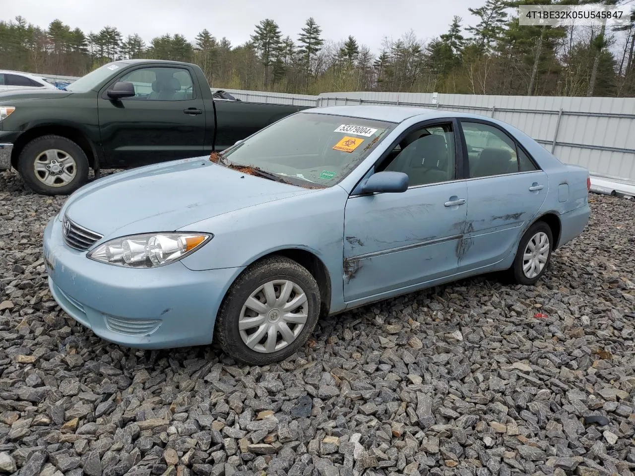 2005 Toyota Camry Le VIN: 4T1BE32K05U545847 Lot: 72249964