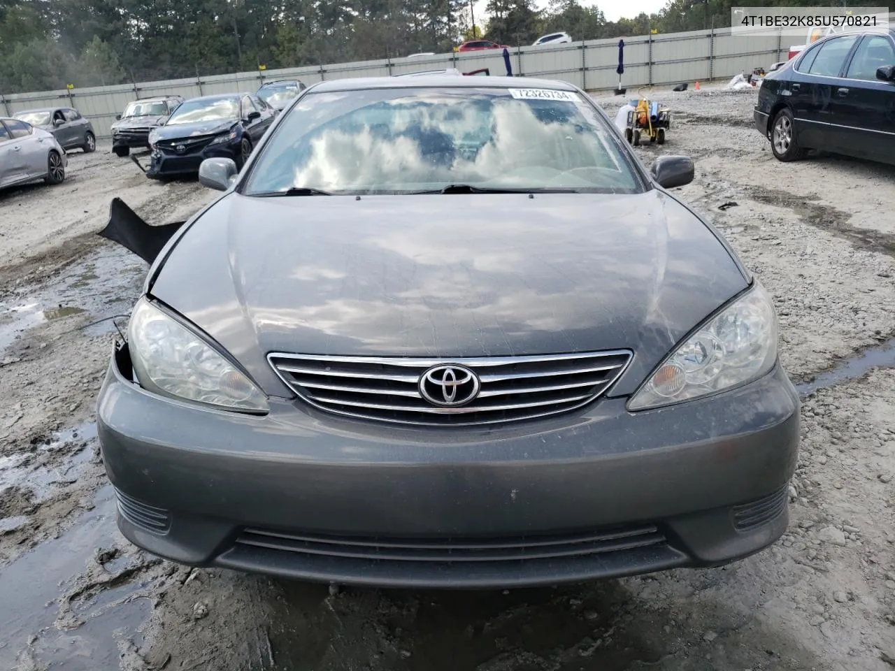 2005 Toyota Camry Le VIN: 4T1BE32K85U570821 Lot: 72326734