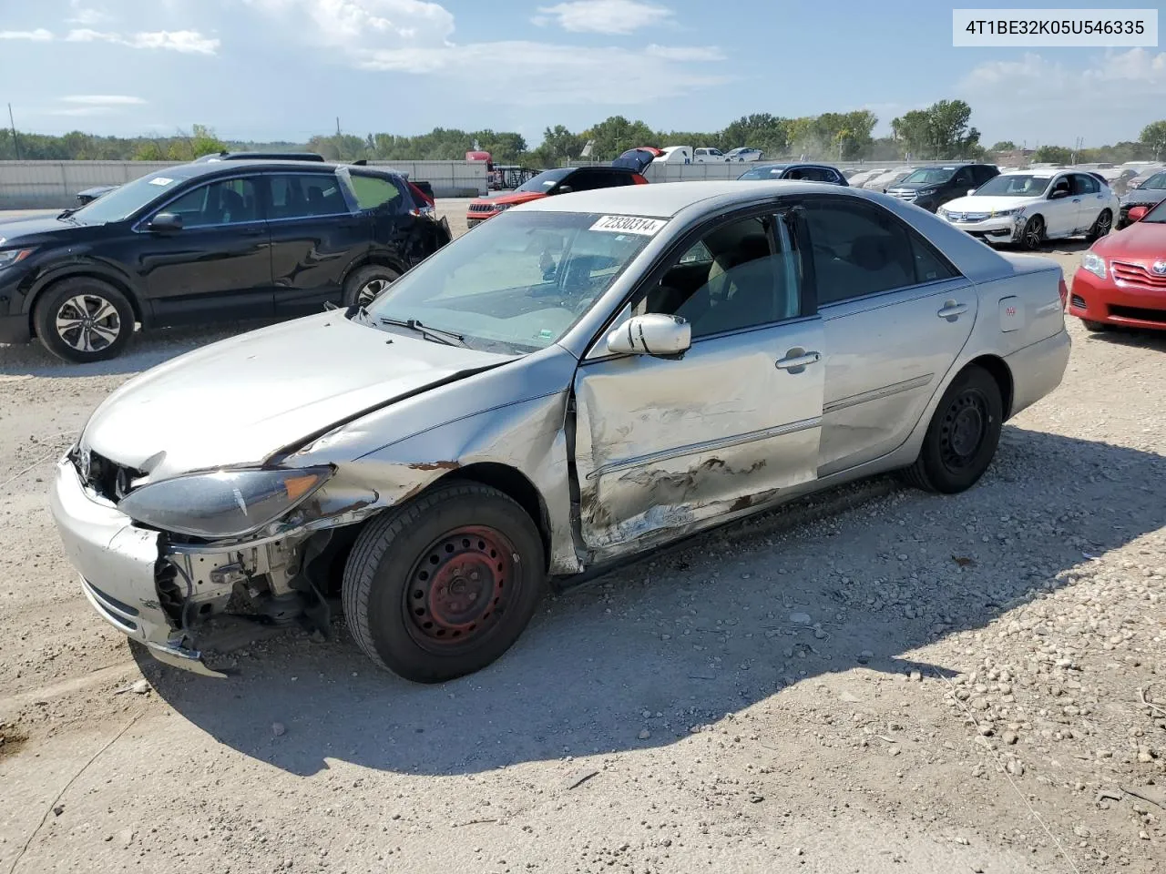 2005 Toyota Camry Le VIN: 4T1BE32K05U546335 Lot: 72330314