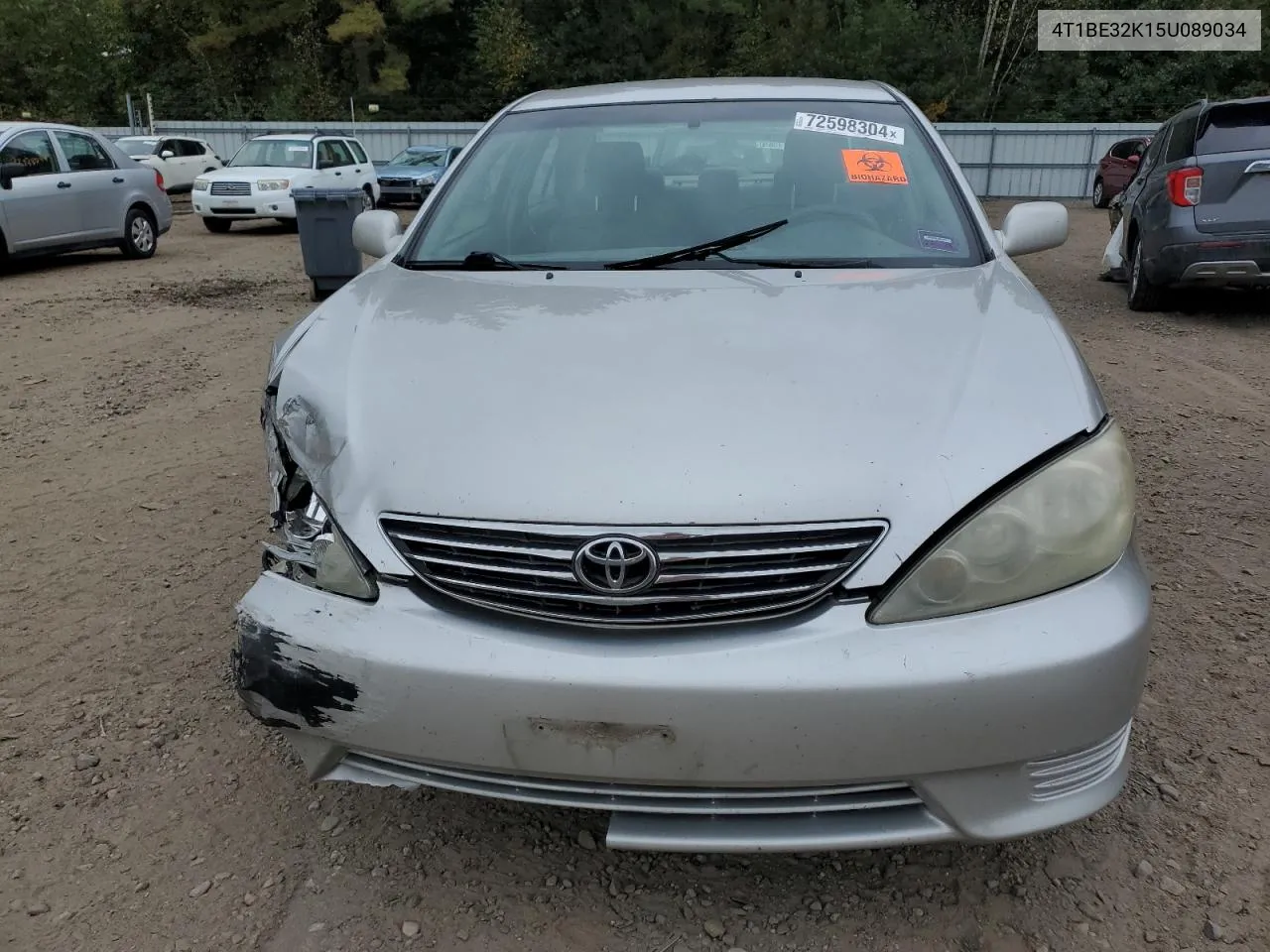 2005 Toyota Camry Le VIN: 4T1BE32K15U089034 Lot: 72598304