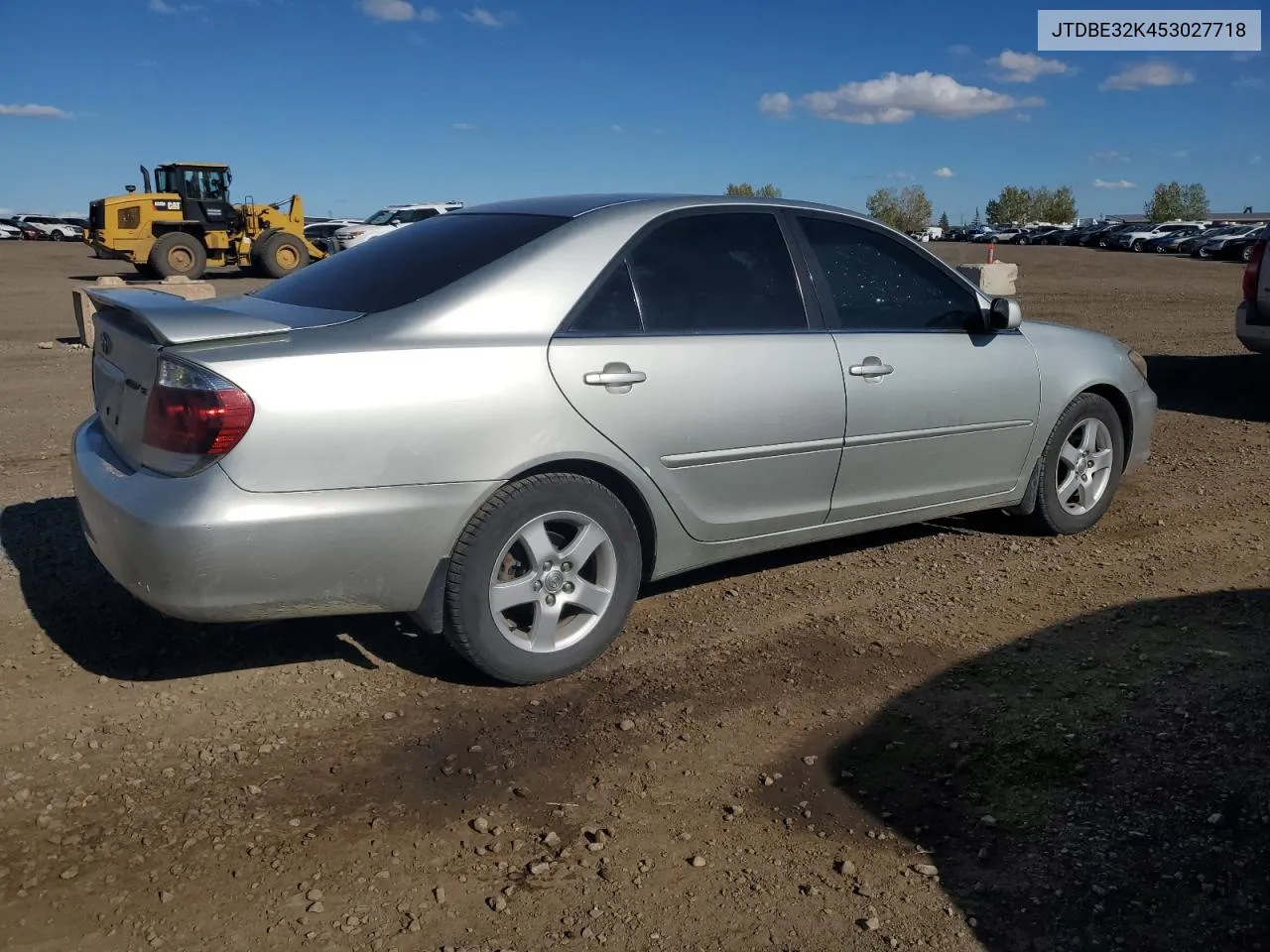 2005 Toyota Camry Le VIN: JTDBE32K453027718 Lot: 72598444