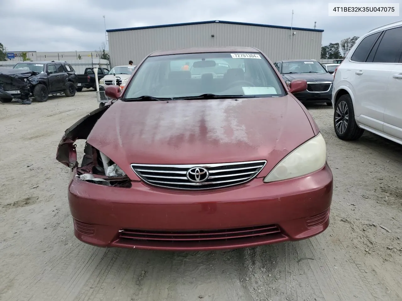 2005 Toyota Camry Le VIN: 4T1BE32K35U047075 Lot: 72701304