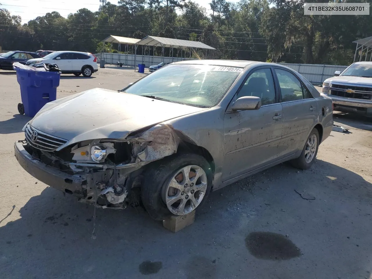 2005 Toyota Camry Le VIN: 4T1BE32K35U608701 Lot: 72710574