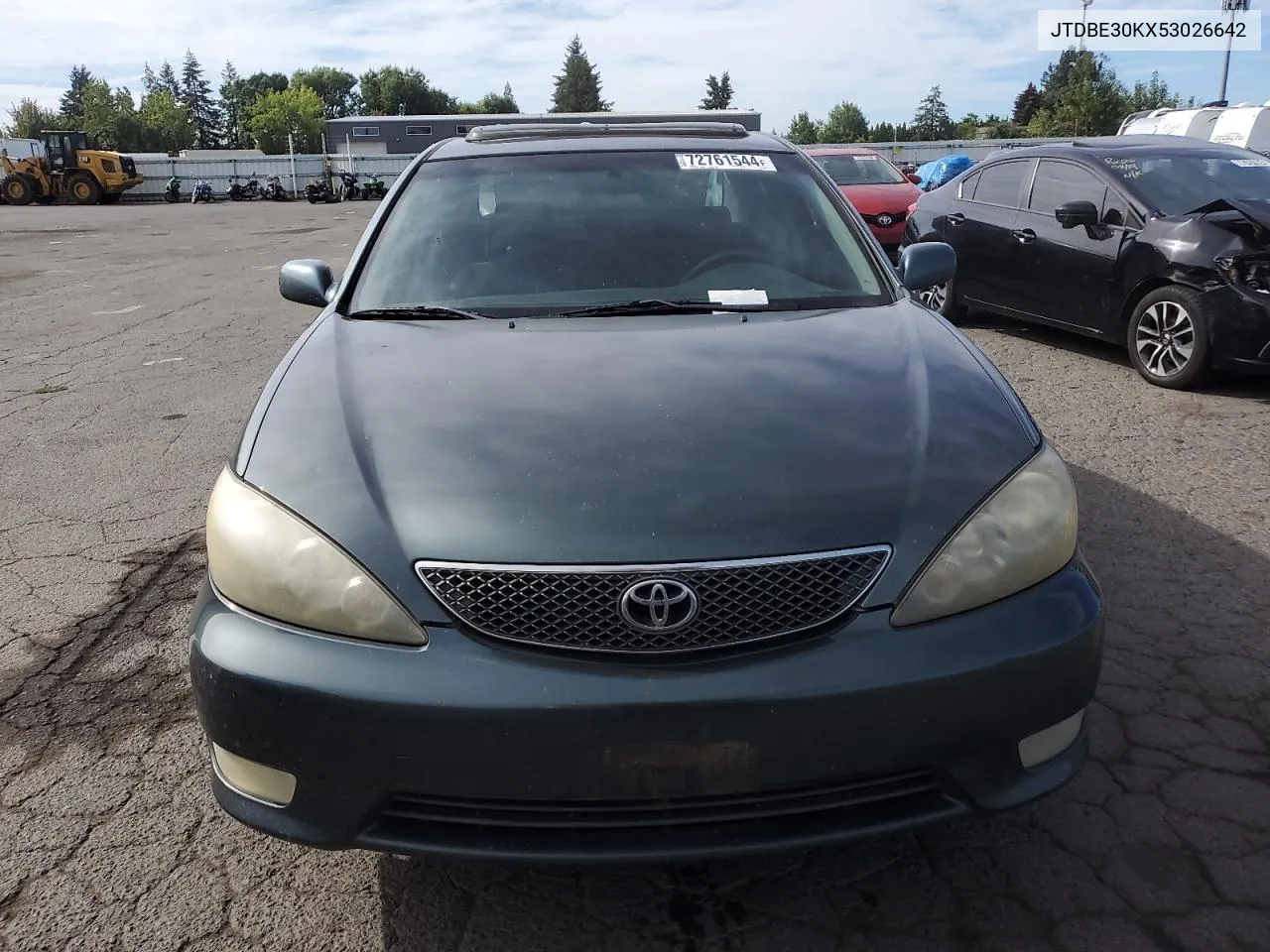 2005 Toyota Camry Le VIN: JTDBE30KX53026642 Lot: 72761544