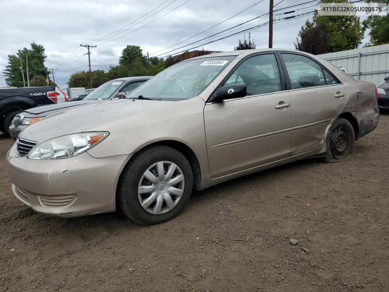 2005 Toyota Camry Le VIN: 4T1BE32K05U020576 Lot: 72883364