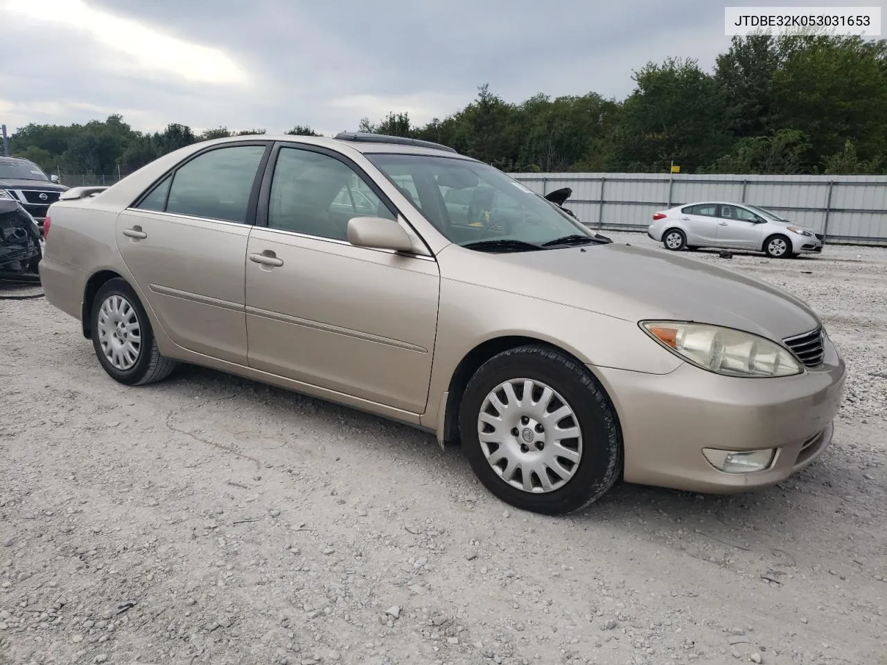 2005 Toyota Camry Le VIN: JTDBE32K053031653 Lot: 72998234