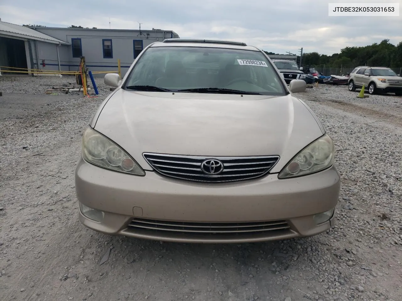 2005 Toyota Camry Le VIN: JTDBE32K053031653 Lot: 72998234