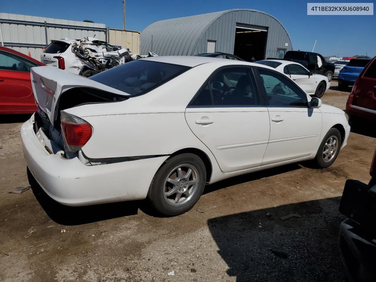 2005 Toyota Camry Le VIN: 4T1BE32KX5U608940 Lot: 73008934