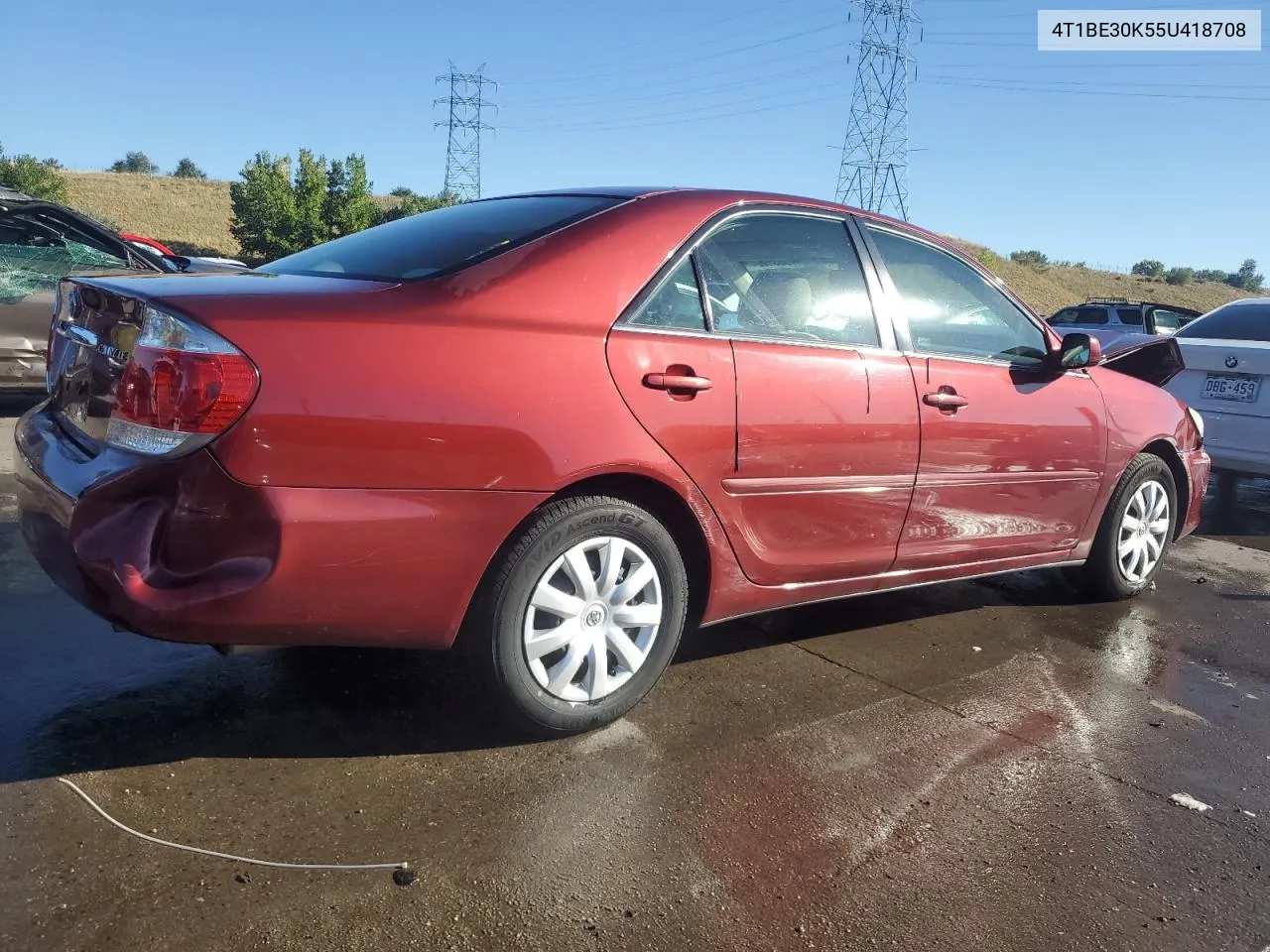 2005 Toyota Camry Le VIN: 4T1BE30K55U418708 Lot: 73031024