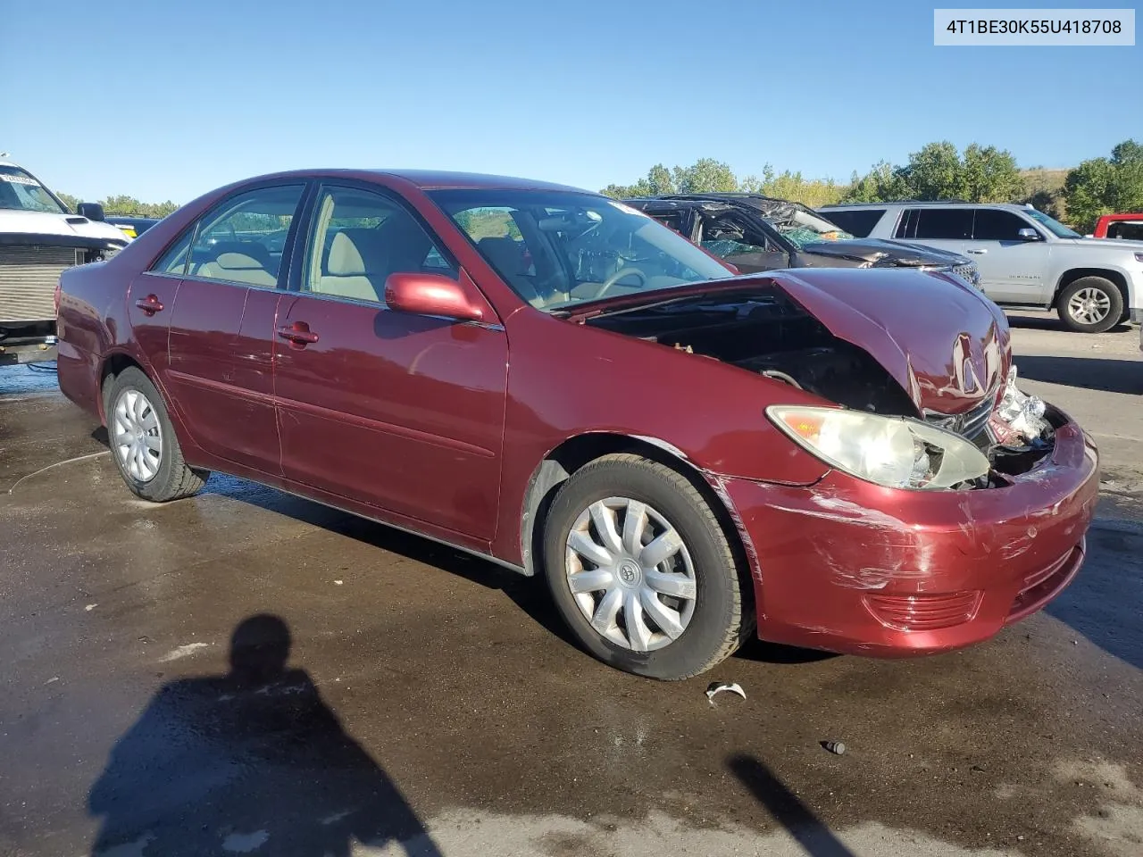 2005 Toyota Camry Le VIN: 4T1BE30K55U418708 Lot: 73031024