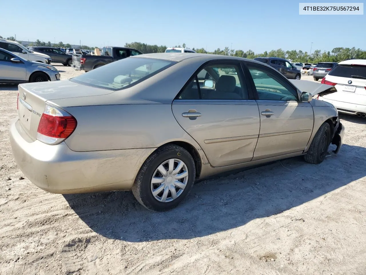 4T1BE32K75U567294 2005 Toyota Camry Le