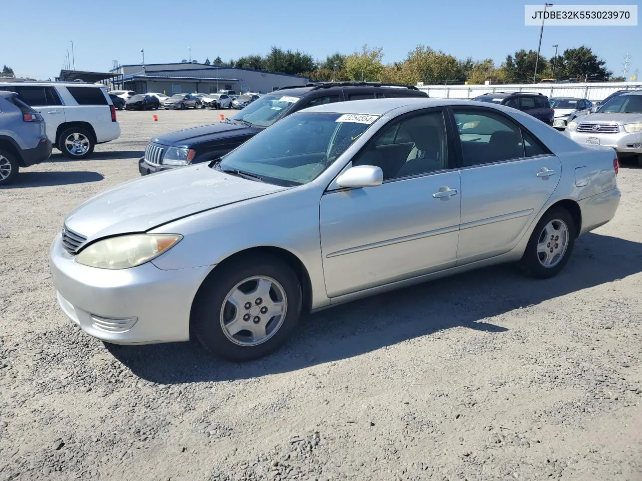 2005 Toyota Camry Le VIN: JTDBE32K553023970 Lot: 73254554