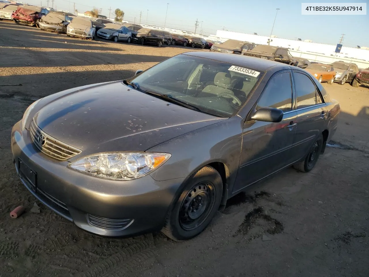 2005 Toyota Camry Le VIN: 4T1BE32K55U947914 Lot: 73333534