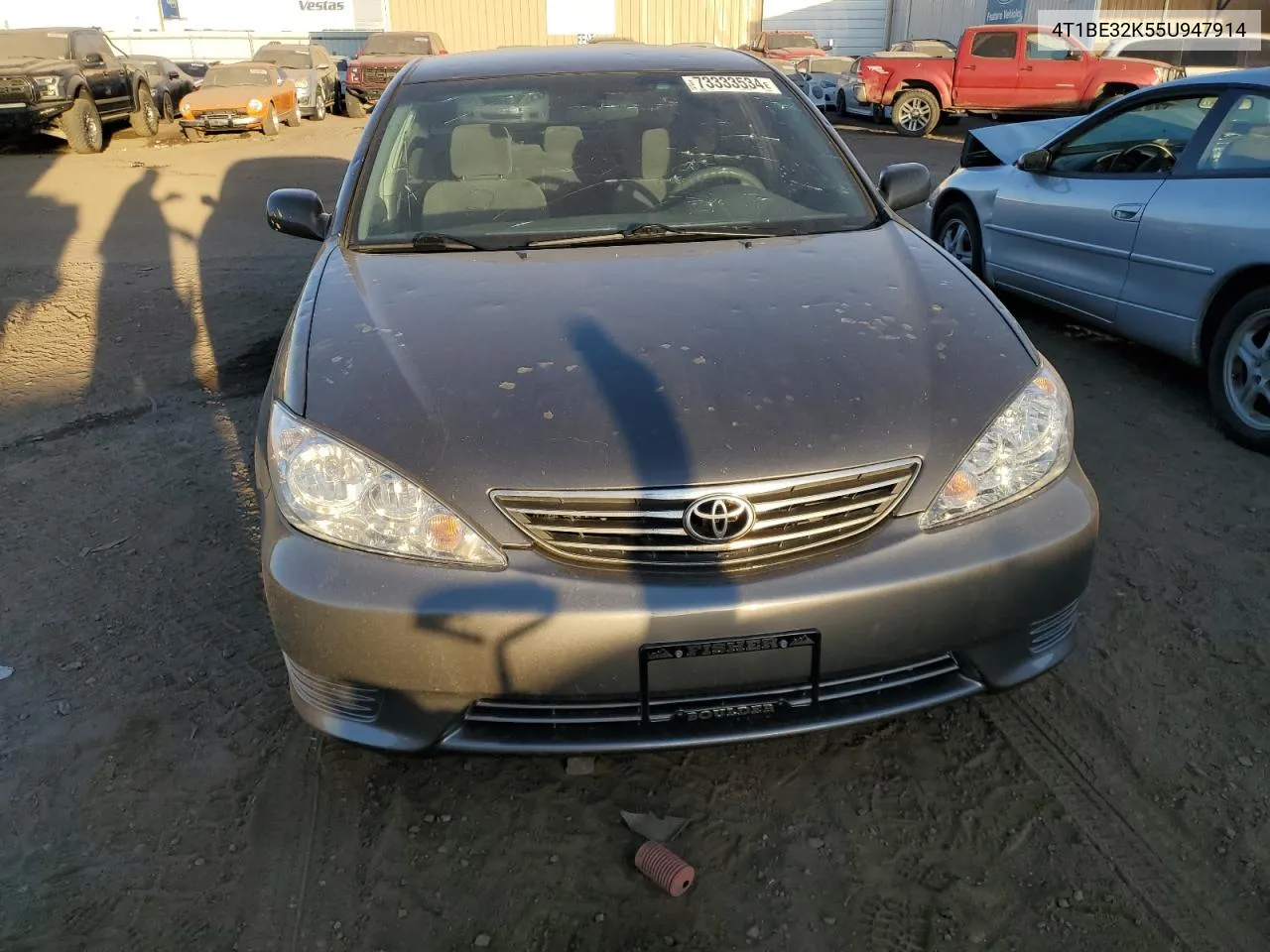 4T1BE32K55U947914 2005 Toyota Camry Le